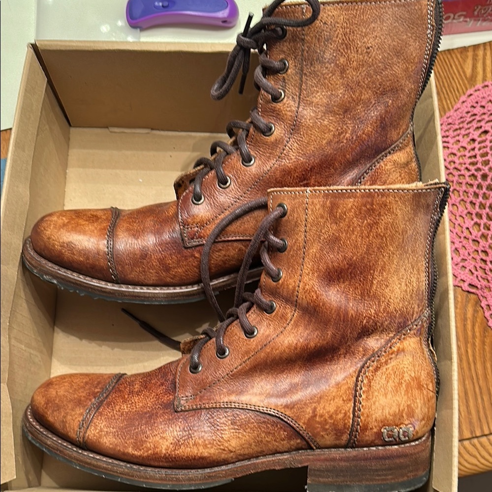 Men's Brown Leather Boots